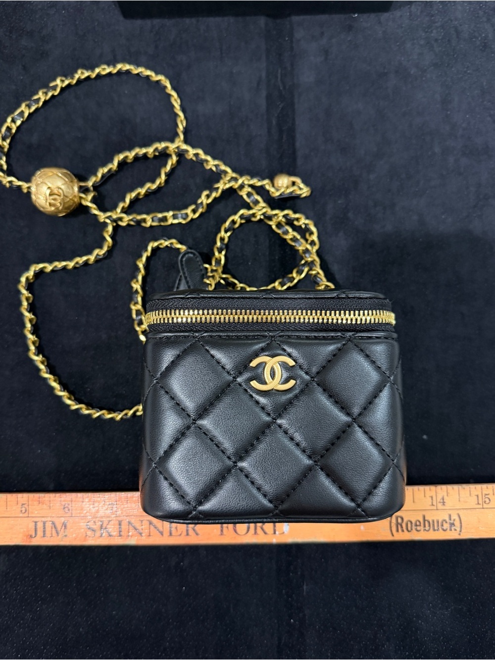 Chanel Black Quilted Mini/Nano Crossbody